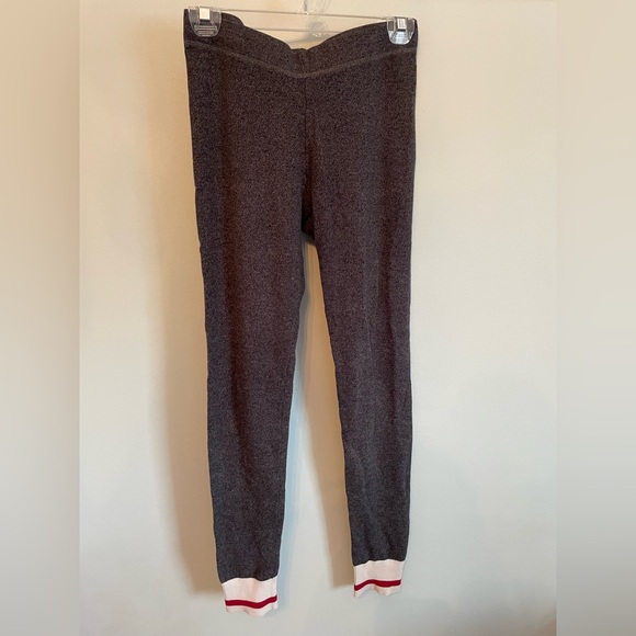 Women’s Garage Thick Grey Winter Leggings with Sock Ankle Cuff - Picture 2 of 7